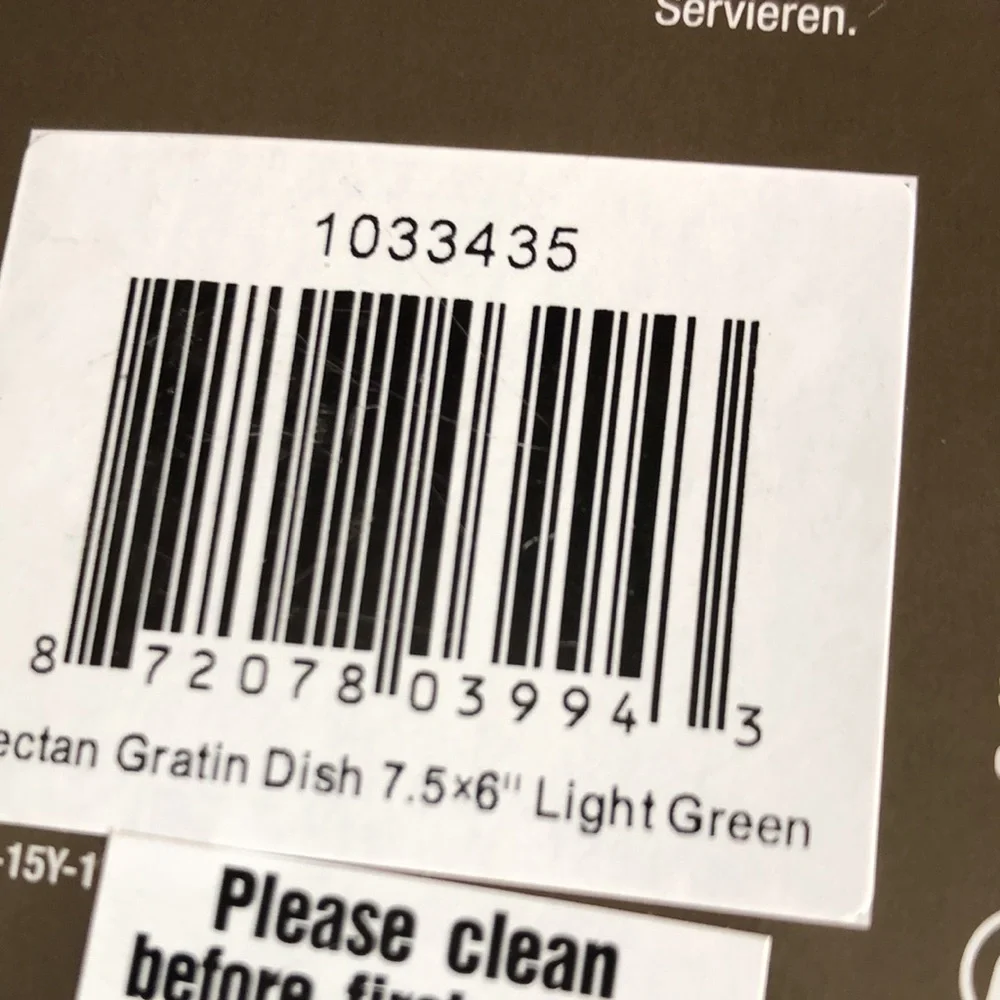 Staub Light Green Ceramic Rectangular Baking Dish